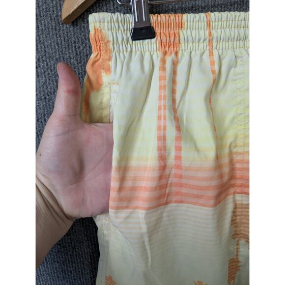 Vtg Weekender Swim Trunks Mens Large Lined 90s Beach Shorts Palm Trees USA Made - Picture 6 of 13